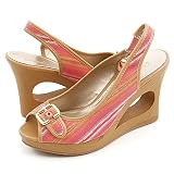 Qupid Lovely22 Wedges Fuchsia (Pink) Multi 7 Fuchsia (Pink) Multi
