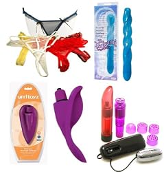 Fantasy Lingerie Wireless Vibrating Panties and Magic Wand Sex Toy Collection