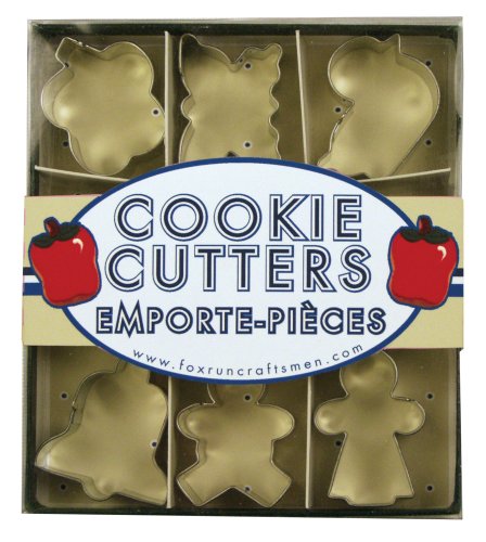 Fox Run Basic Shaped Mini Cookie Cutter Set