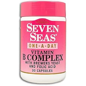 Seven Seas One A Day Vitamin B Complex 30 Gelatin-Free Capsules