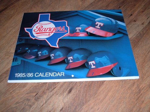 Texas Rangers 1985/86 Wall Calendar
