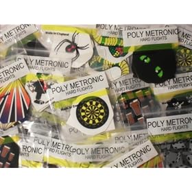 30 Poly Metronic Dart Flights Assorted- AMAZING BARGAIN
