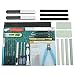 BXQINLENX Professional 38 PCS Gundam Model Tools Kit Modeler Basic Tools Craft Set Hobby Building Tools Kit for Gundam Car Model Building Repairing and Fixing(P)