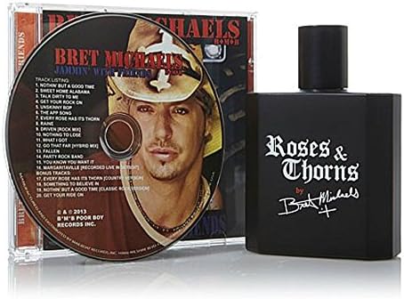 Bret Michaels Roses & Thorns Cologne and "Jammin' with Friends" CD Set