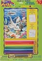 Dolphins in the Sea Color-By-Numbr