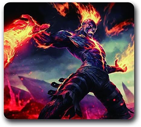 League Of Legends Neoprene Non-Slip Gaming Mouse Pad,LOL Water Resistant Rubber 10 X 9 Inch