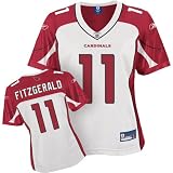 Larry Fitzgerald White Reebok Premier Arizona Cardinals Women's Jersey - XX-Large