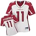 Larry Fitzgerald White Reebok Premier Arizona Cardinals Women's Jersey - XX-Large