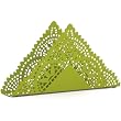 Metal Lace Napkin Holder - Green