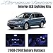 XtremeVision Subaru Outback 2000-2008 (10 Pieces) Blue Premium Interior LED Kit Package + Installation Tool