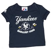 Majestic Infant Baby MLB New York Yankees My First Tee T-Shirt - Dark Blue (Size: 12)