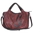 Candice LA46192BROWN Stunning Urban Stylish Faux Leather Winter Collection Women Handbag Shoulder Bag Large Tote'