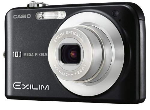 Casio EXILIM EX-Z1080 Digitalkamera (10 Megapixel, 3-fach op. Zoom, 2,6 Display) in schwarz