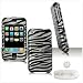 Black and White Stripes Zebra Hard Case Cover For Apple iPhone Protective Premium SNAP-ON