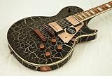 NEW AXL BADWATER 1216 AL-820-CKBK ELECTRIC GUITAR +EMG