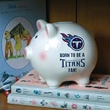 Tennessee Titans NFL Born to Be Piggy Bank