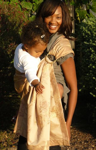 Lite-on-Shoulder Brocade Baby Sling(Kore)