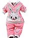 Children Clothing Set Cartoon Bunny Twinset Long Sleeve Hoodie and Pant