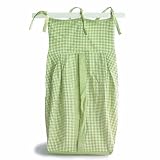 Tadpoles Basics Green Gingham Diaper Stacker