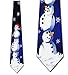 Three Rooker Christmas Ties Snowman NeckTie Mens tie