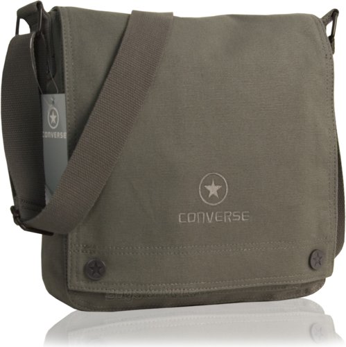 CONVERSE Umh&auml;ngetasche CIRCLED STAR Schultertasche Charcoal Grau