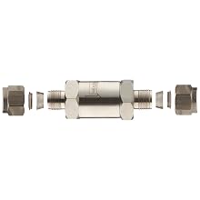 Parker C Series Stainless Steel 316 Check Valve, 0.33 psi Cracking Pressure, A-Lok Compression Fitting
