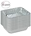 Tiger Chef 25-Pack 9 x 13 inch Deep Aluminum Foil Pans Disposable