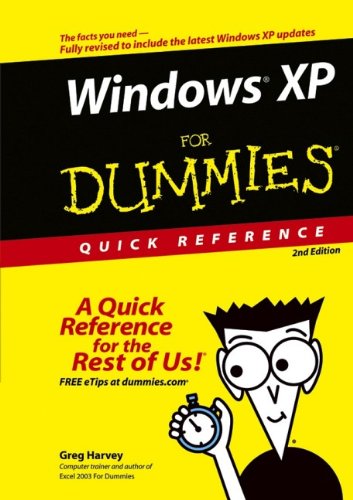 Windows XP for Dummies Quick Reference, by Greg Harvey Windows XP for Dummies Quick Reference, by Greg Harvey
