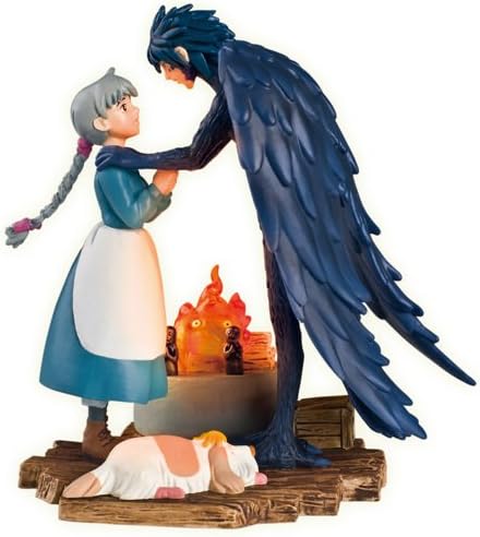 Ruimeng Hayao Howl's Moving Castle Action Figure Toy Miyazaki Anime Model Doll,Figure Doll for Girl