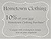 Hometown Clothing BUNDLE:Knit Onesie Union Suit, AND 10% off Coupon Adult Size