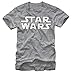Star Wars Simplest Logo Mens Athletic Heather T-Shirt M