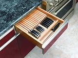 Rev-A-Shelf 4WKB Trimmable Knife Block - Wood
