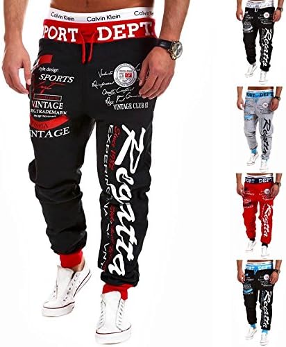 Jackson 2015 leisure trousers Fashion Pants character printing design of men's pulling rope elastic waist