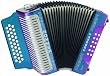 Hohner Corona II Classic GCF, Cyan to Purple