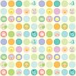Crafty Cuts 2-Yards Flannel Fabric, Monkey Around Circles