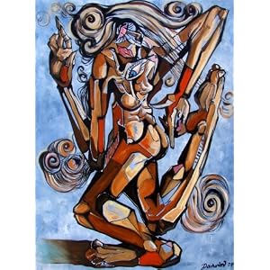 'The dance of ecstasy', Original Painting, Home Decor Artwork