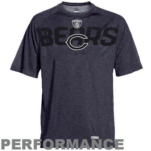 Chicago Bears Reebok Sideline Audible Performance Heathered Speedwick T-Shirt