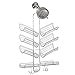 iDesign Steel Hanging Shower Caddy, The Verona Collection – 25” x 14” x 4”, Silver