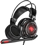 Sentey GS-4730 7.1 Digital Surround Sound Gaming Headset with In-line Control and Mic (Black)
