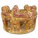 Circle of Friends Candle Holder, 7 pre-Columbian Friends