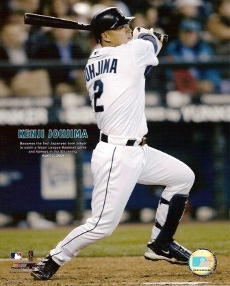 Kenji Johjima 1st MLB Game Color 8x10 Photo