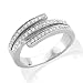 14k White Gold Diamond Anniversary Wedding Ring / Band Size 7 (HI, SI-I, 0.31 carat)
