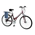 Currie Womens Trailz Electric Bike - Red/ Brown