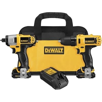 Dewalt DCK211S2R 12-volt MAX Cordless Lithium-Ion Drill Driver and Impact Driver Combo Kit - Factory Serviced