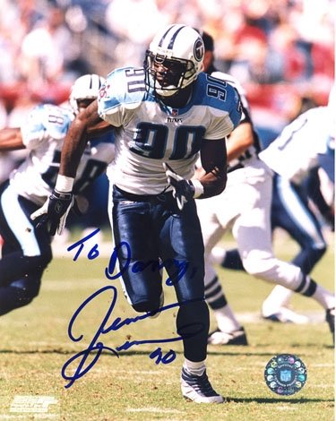 Jevon Kearse Autographed/Hand Signed 8x10 Photo - Tennessee Titans