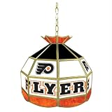 NHL Philadelphia Flyers Stained Glass Tiffany Lamp - 16 dia.