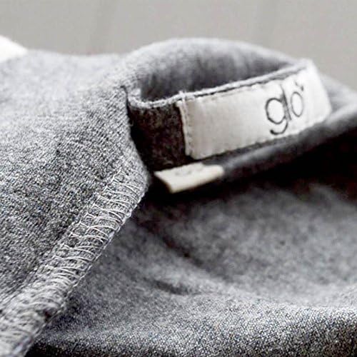 glo organics Organic Lightweight Robe - Grey Melange'