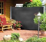 LECO 24300103 Seitenmarkise Höhe 1.60 m, Länge bis zu 3 m, natur