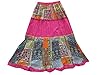 Maxi Skirt- Indian Bohemian Gypsy Patchwork Vintage Ethnic Print Long Skirts