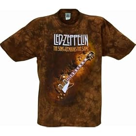Led Zeppelin 'Relic' tie dye t-shirt The Song Remains the Same guitar